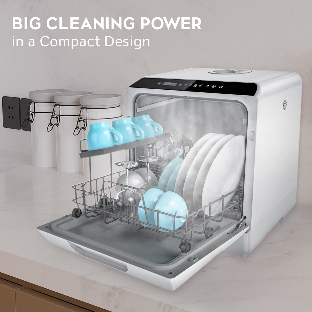 Mini dishwasher - Platinum Wash